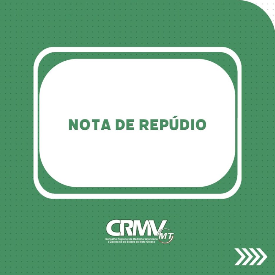 nota de repúdio